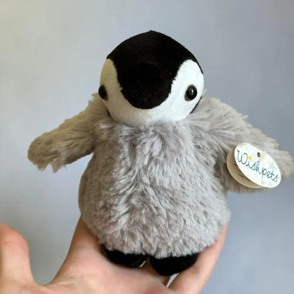 Vintage 2006 Wishpets Bebe Baby Penguin Shaggy Plush NWT Stuffed Animal 5”